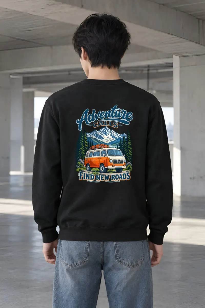 "Adventure Calls" Heavy Blend Unisex Crewneck Sweatshirt