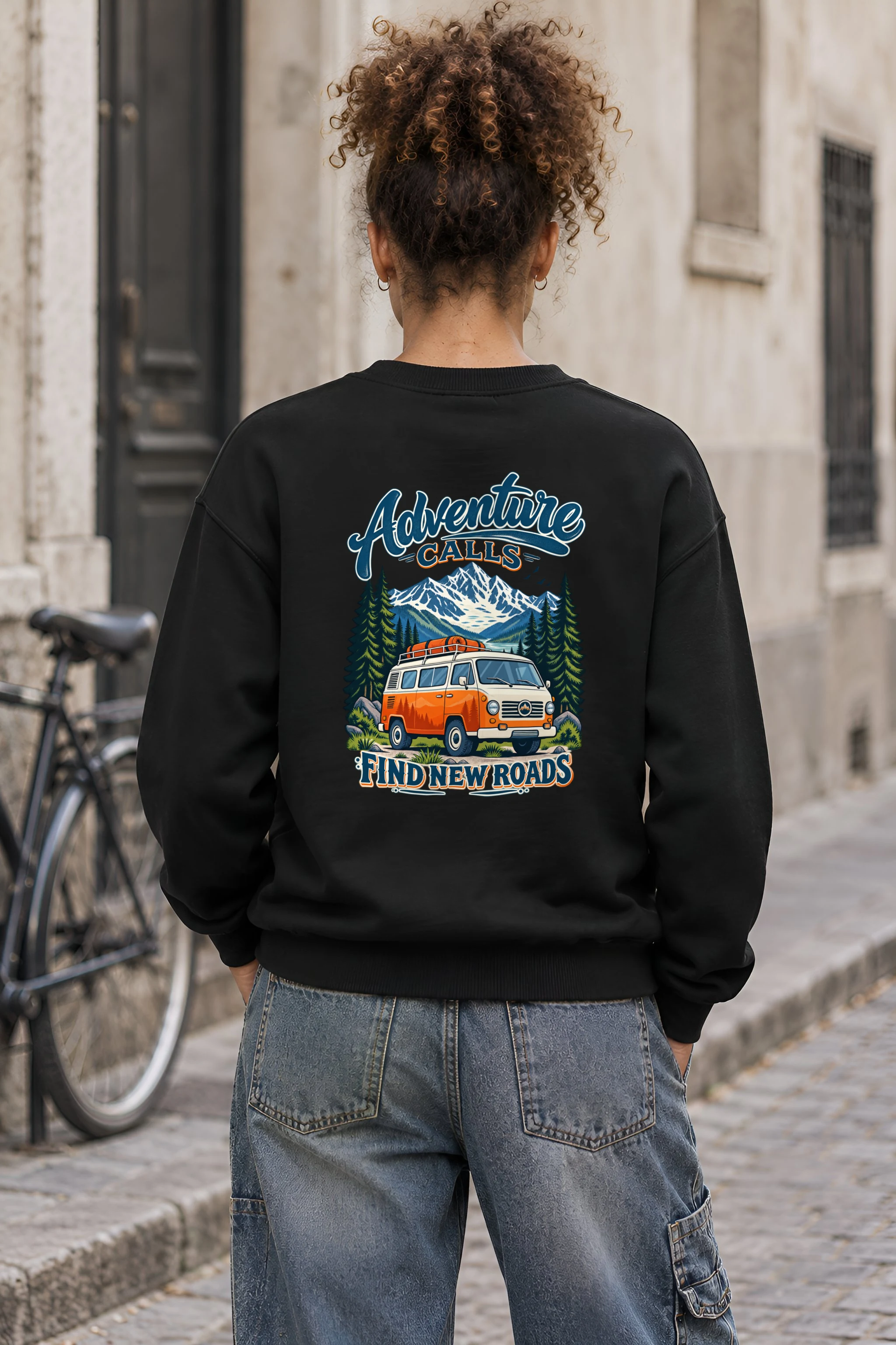"Adventure Calls" 1 Crewneck Sweatshirt