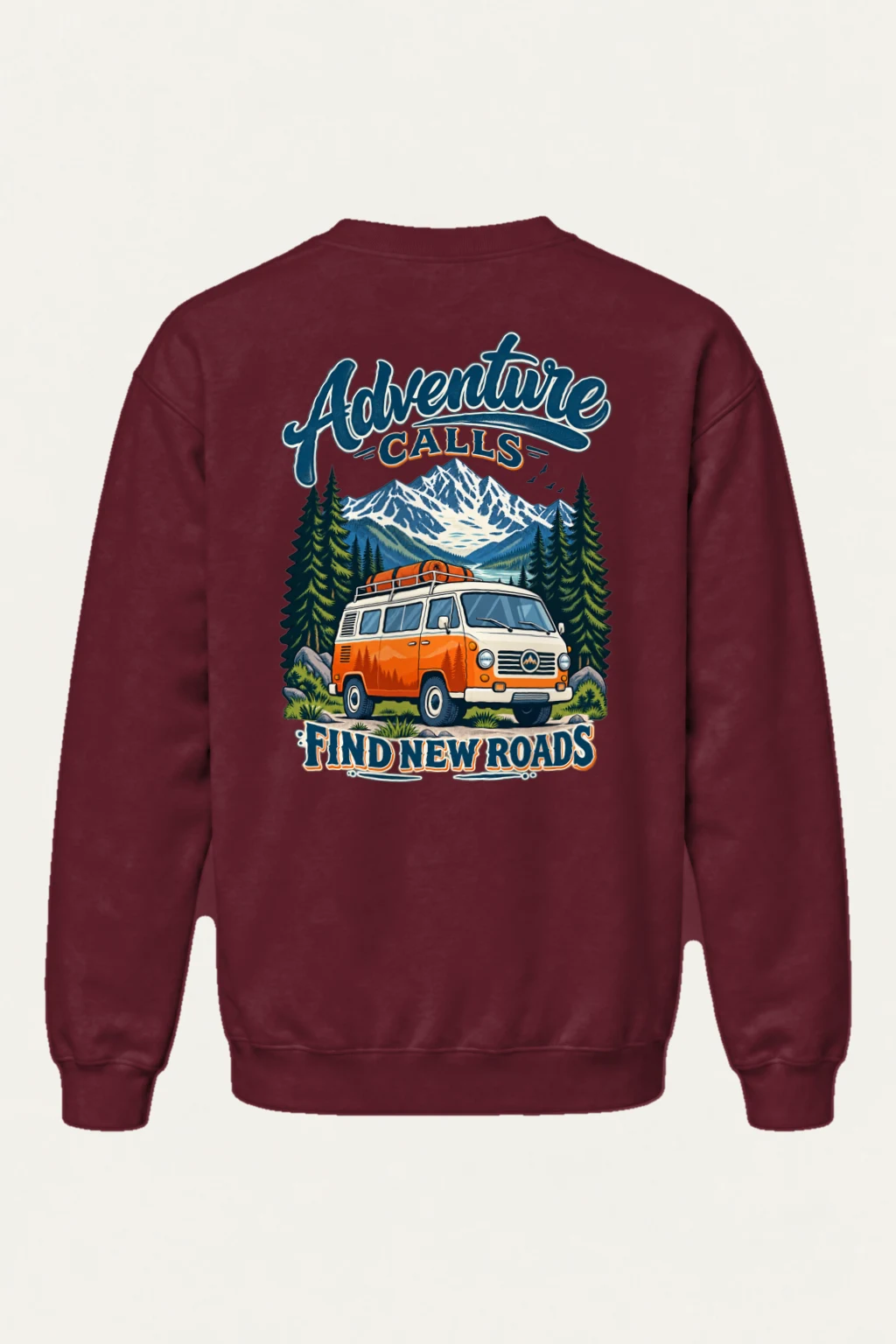 "Adventure Calls" Heavy Blend Unisex Crewneck Sweatshirt | Gildan 18000