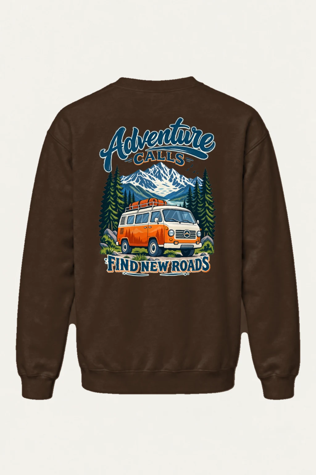 "Adventure Calls" Heavy Blend Unisex Crewneck Sweatshirt | Gildan 18000