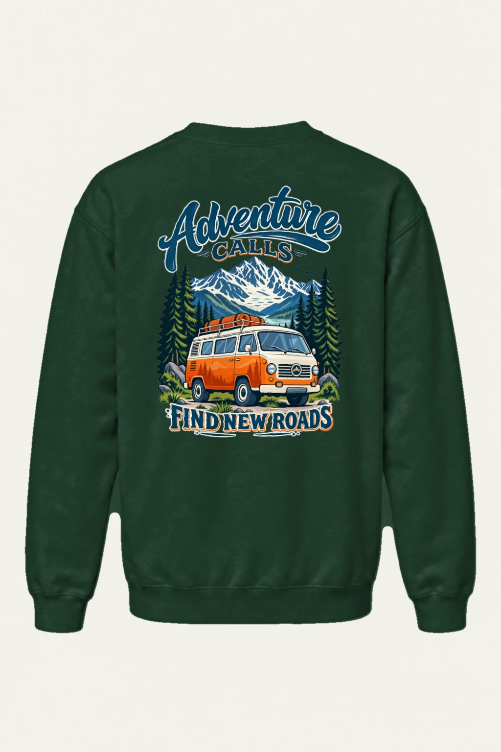 "Adventure Calls" Heavy Blend Unisex Crewneck Sweatshirt | Gildan 18000