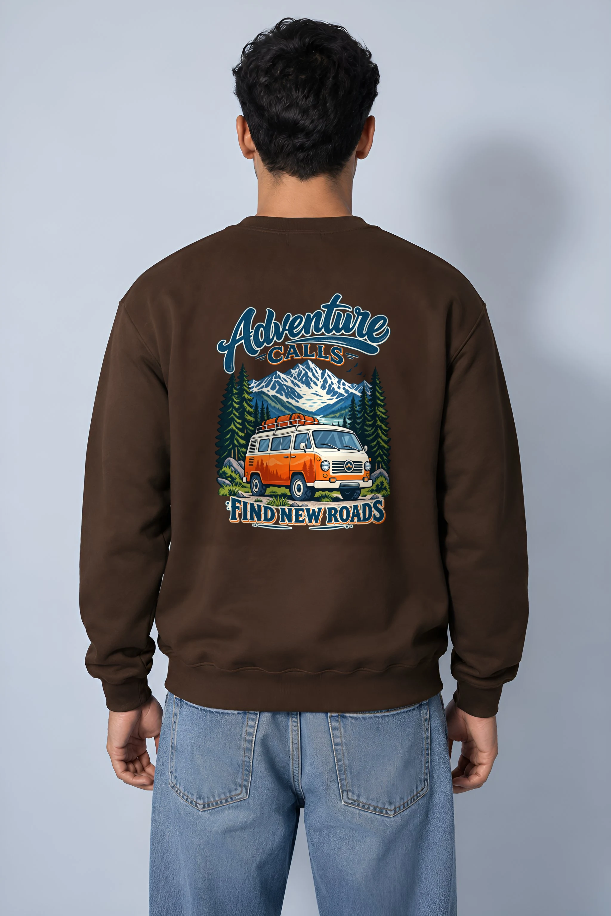 "Adventure Calls" 1 Crewneck Sweatshirt