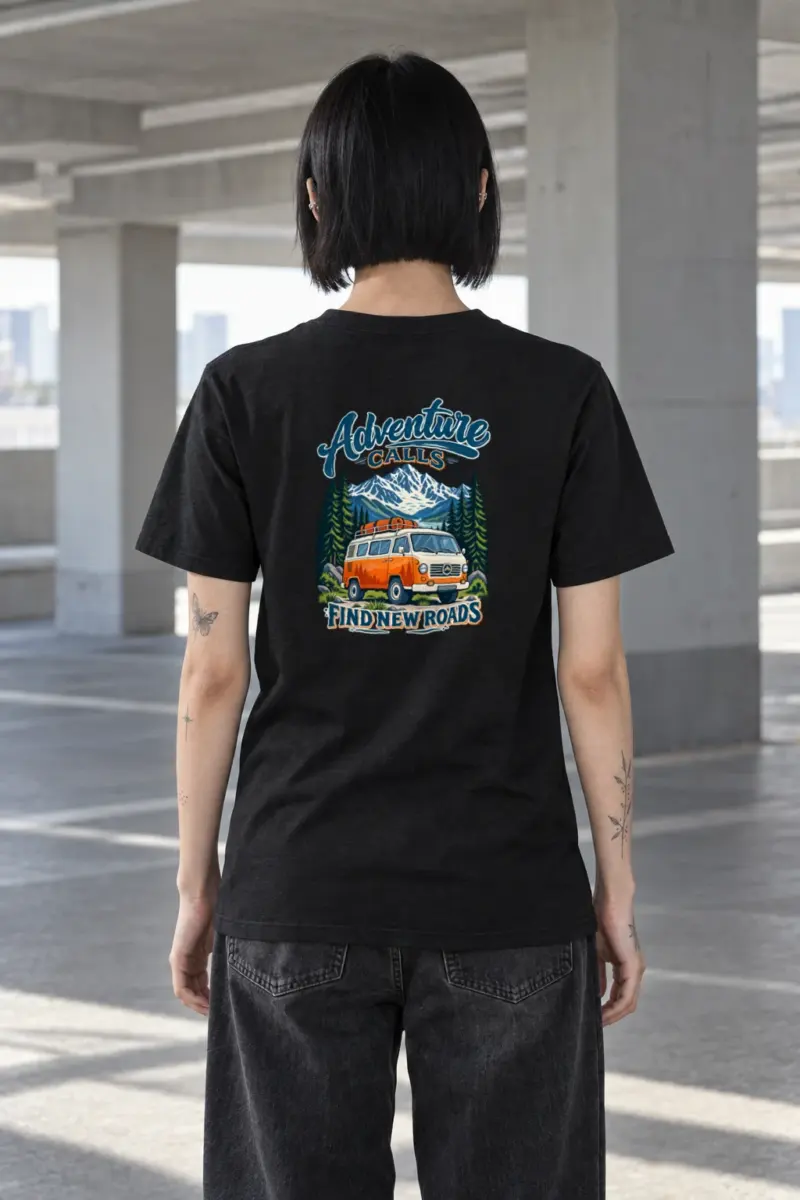 "Adventure Calls" Heavyweight Unisex Crewneck T-shirt