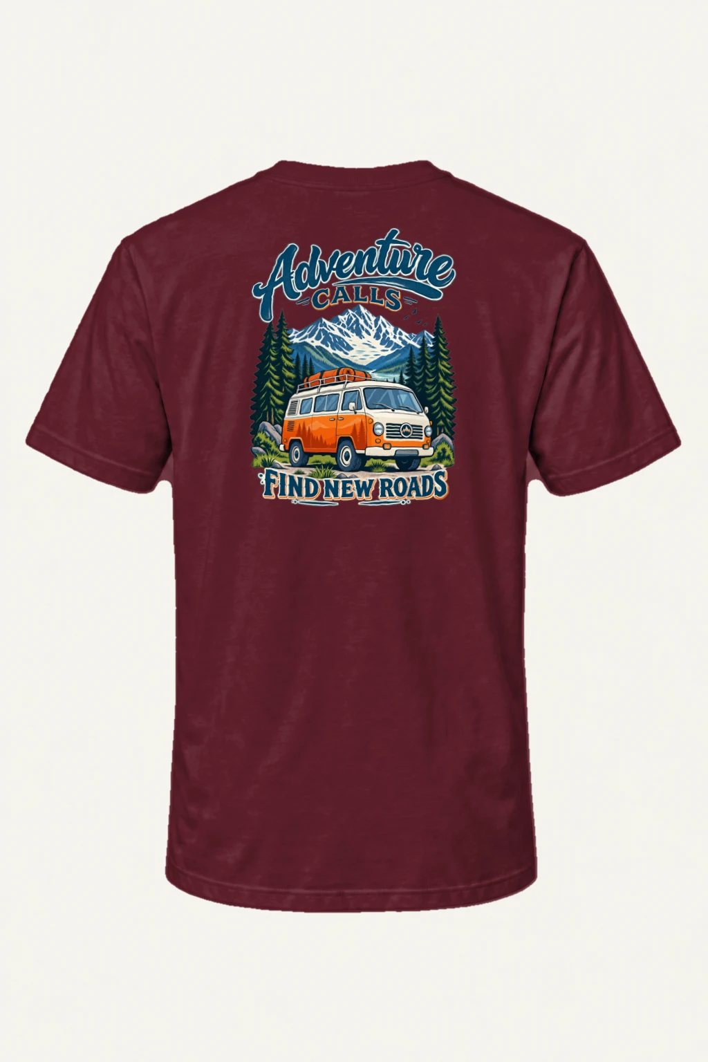 "Adventure Calls" Heavyweight Unisex Crewneck T-shirt | Gildan 5000