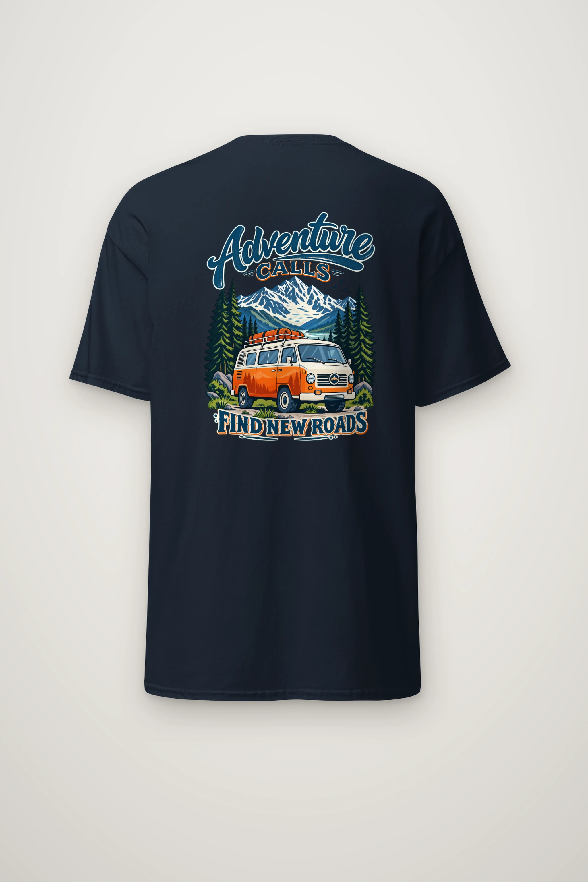 "Adventure Calls" Heavyweight Unisex Crewneck T-shirt