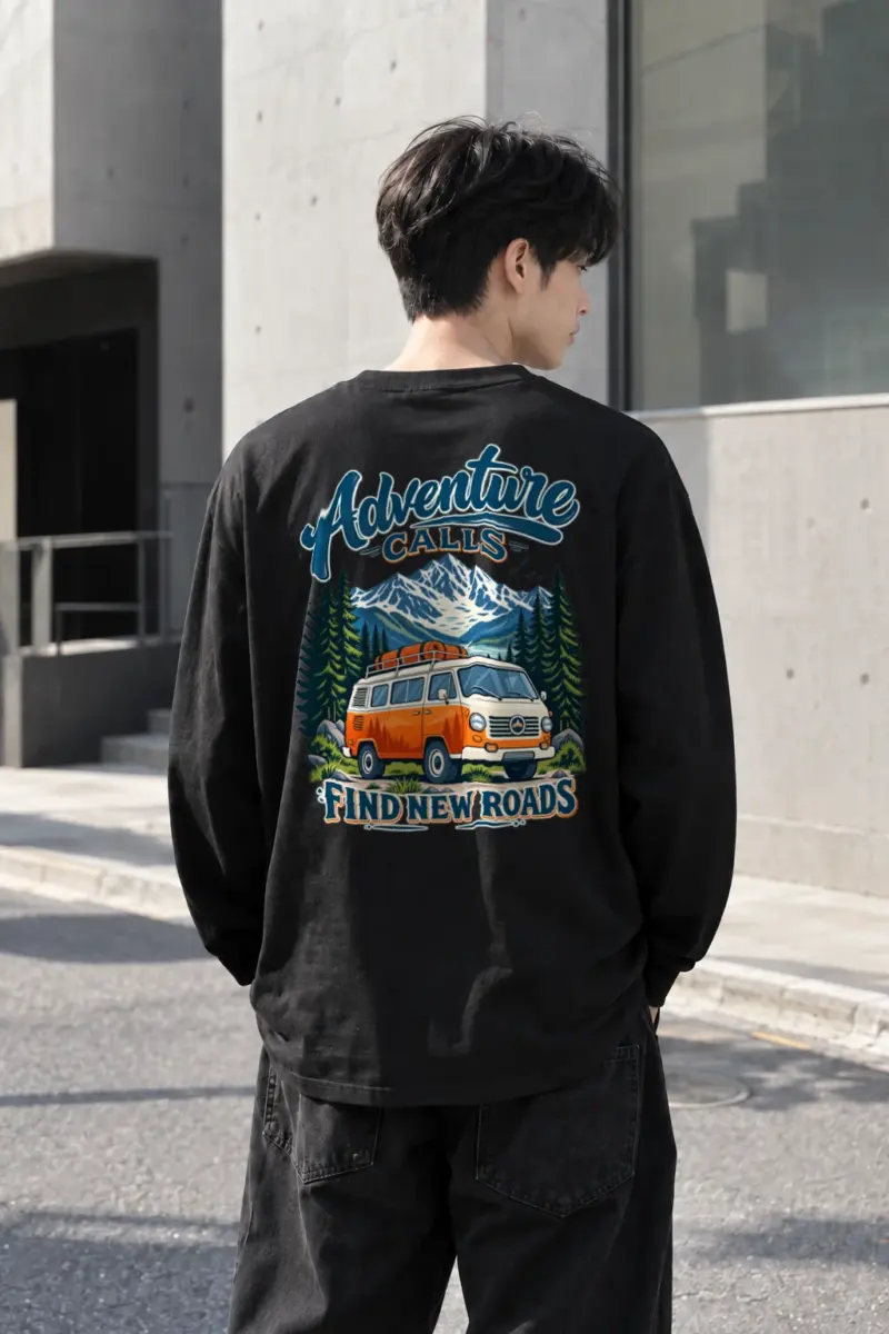 "Adventure Calls" Unisex Longsleeve T-shirt | Gildan 2400