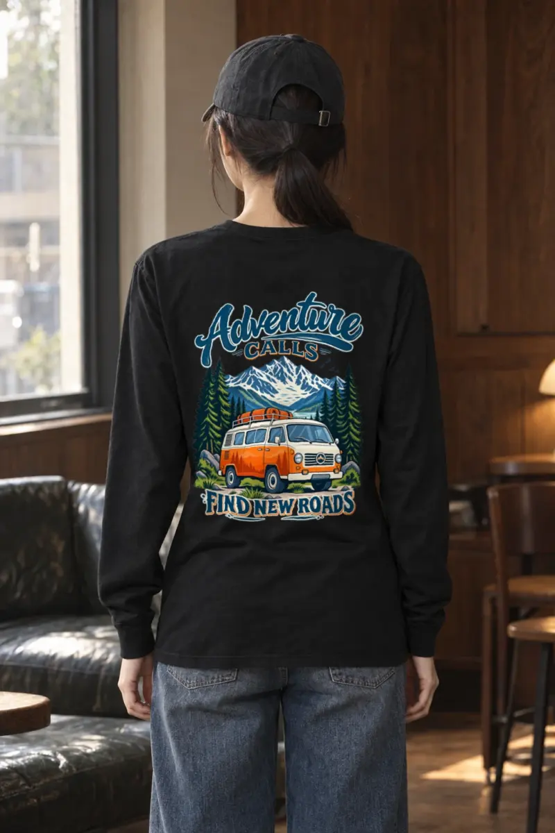 "Adventure Calls" Unisex Longsleeve T-shirt