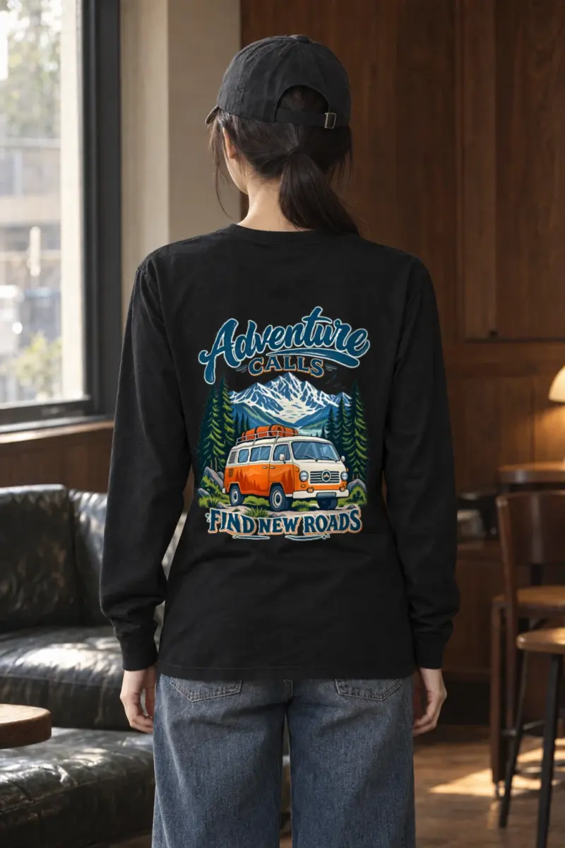 "Adventure Calls" Unisex Longsleeve T-shirt