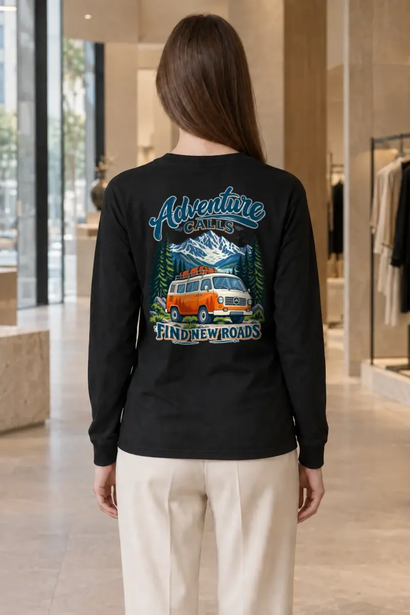 "Adventure Calls" Unisex Longsleeve T-shirt | Gildan 2400