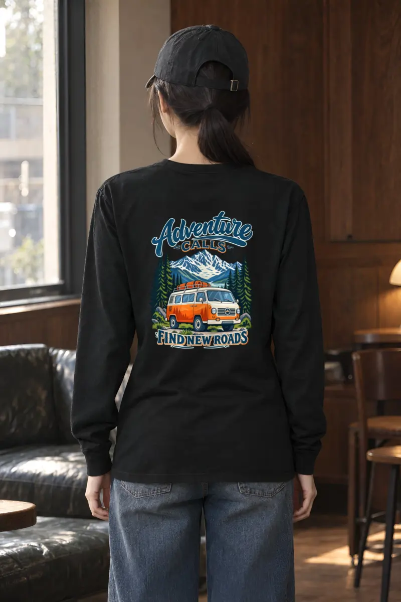 "Adventure Calls" Unisex Longsleeve T-shirt