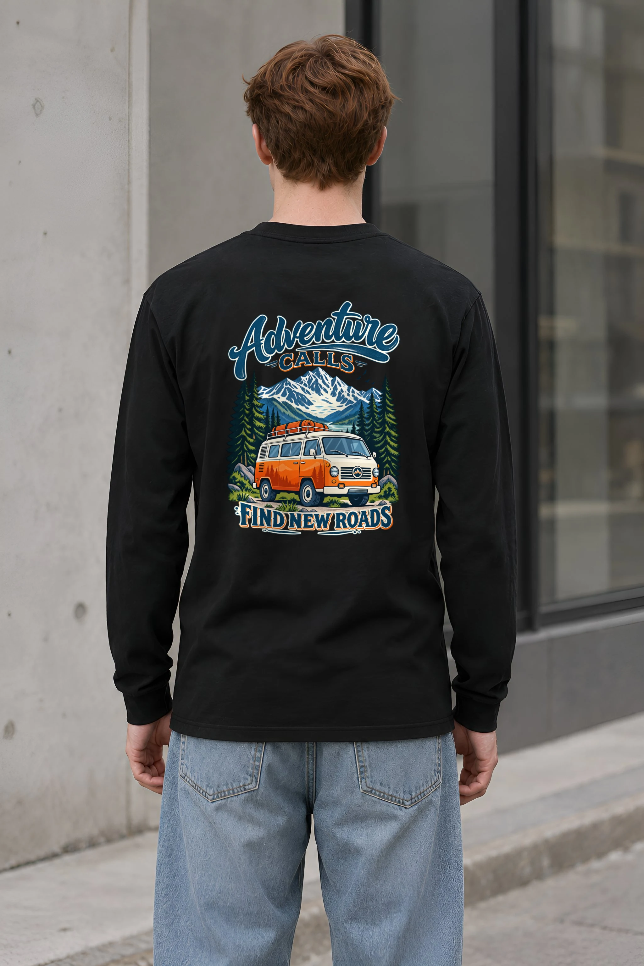 "Adventure Calls" Unisex Longsleeve T-shirt
