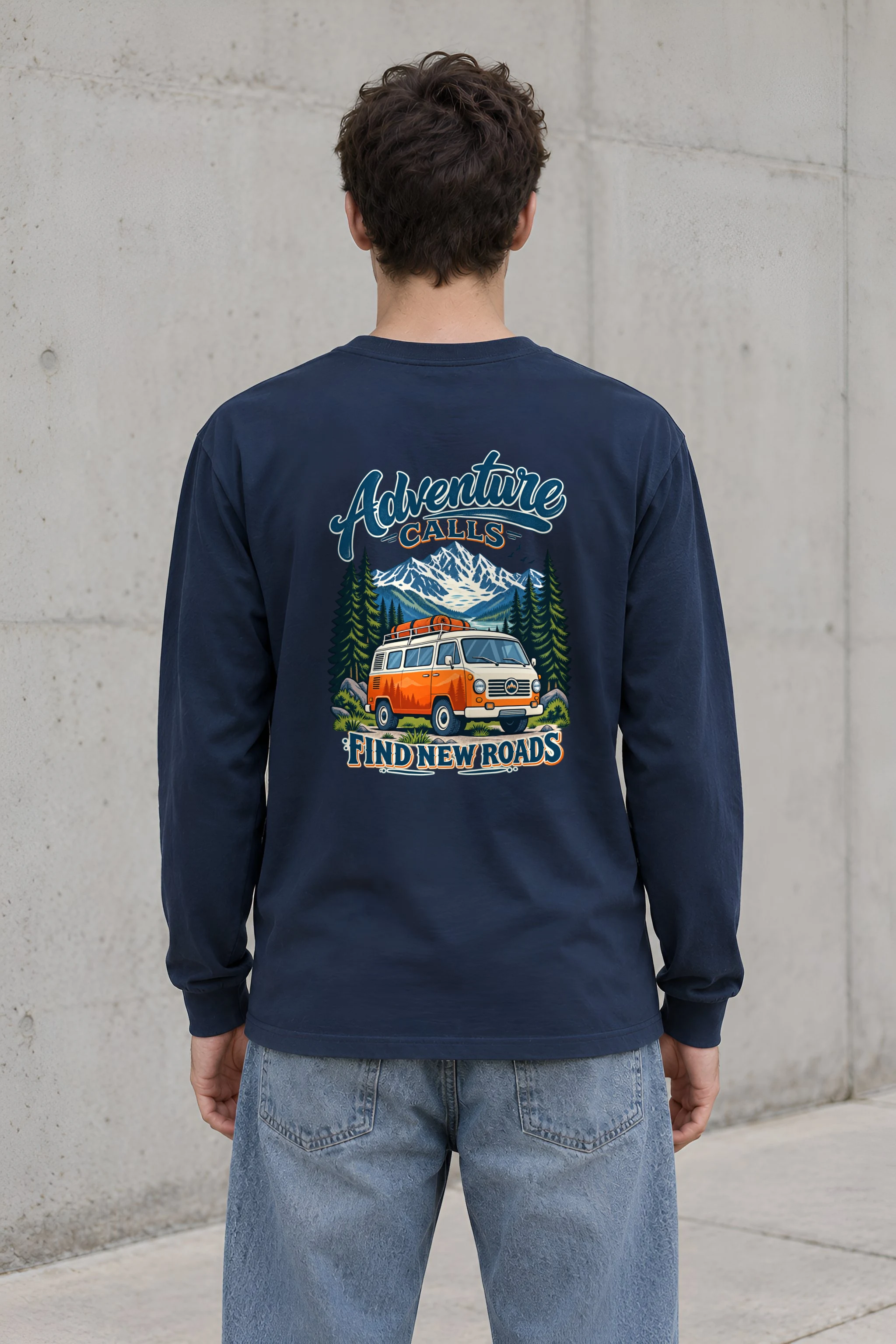 "Adventure Calls" Unisex Longsleeve T-shirt