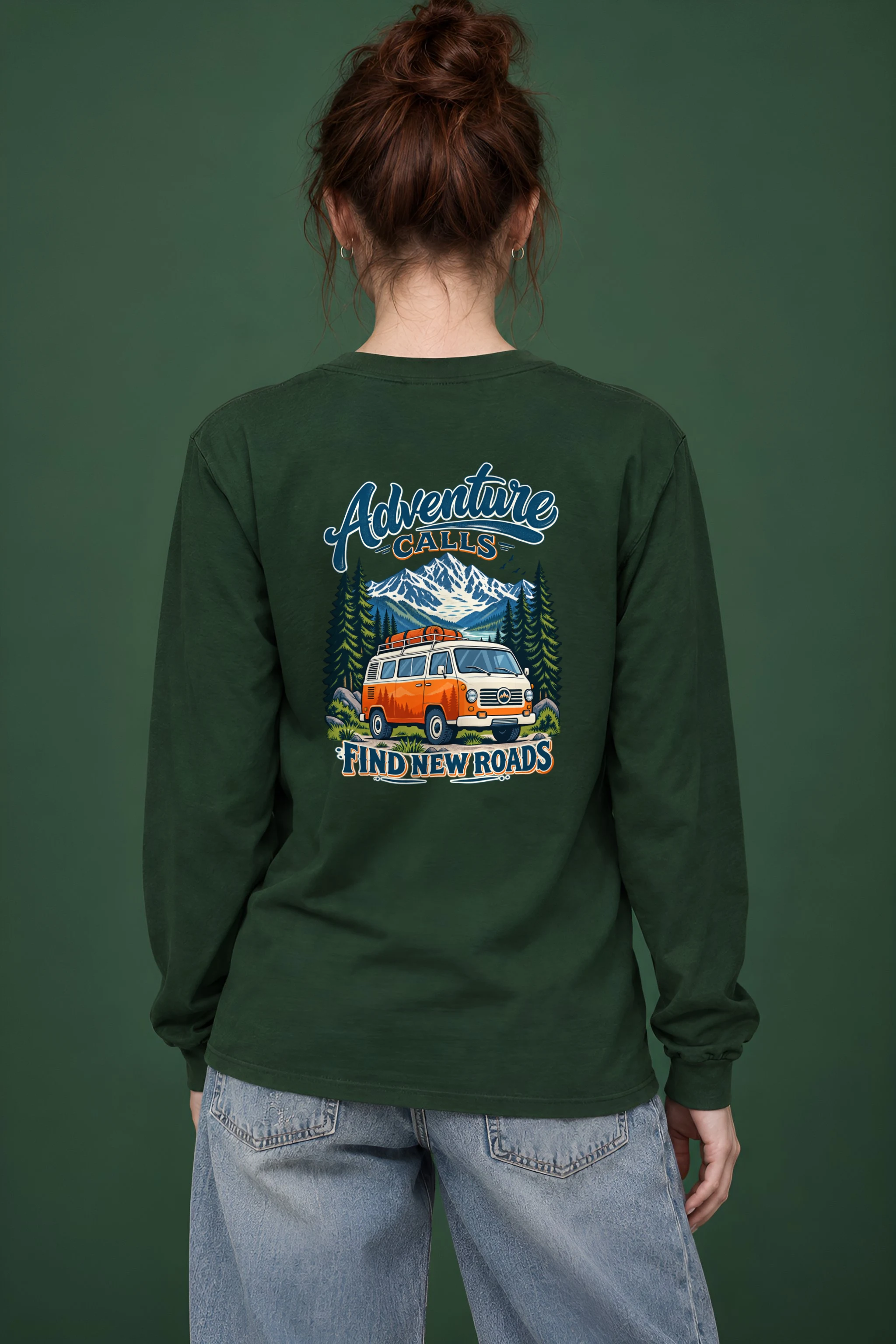 "Adventure Calls" Unisex Longsleeve T-shirt