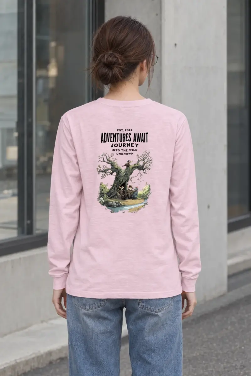 "Adventures Await" Unisex Longsleeve T-shirt