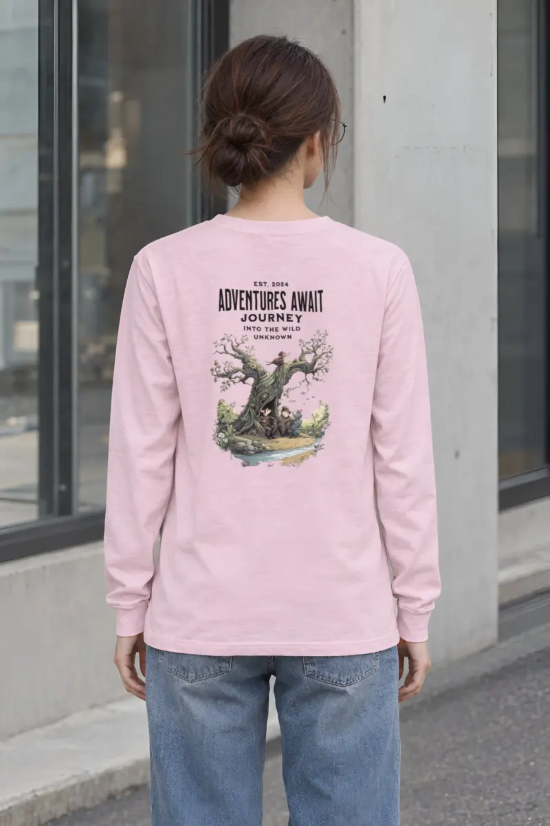 "Adventures Await" Unisex Longsleeve T-shirt