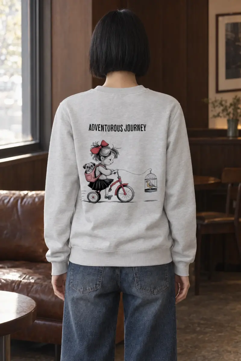 "Adventurous Journey" Heavy Blend Unisex Crewneck Sweatshirt