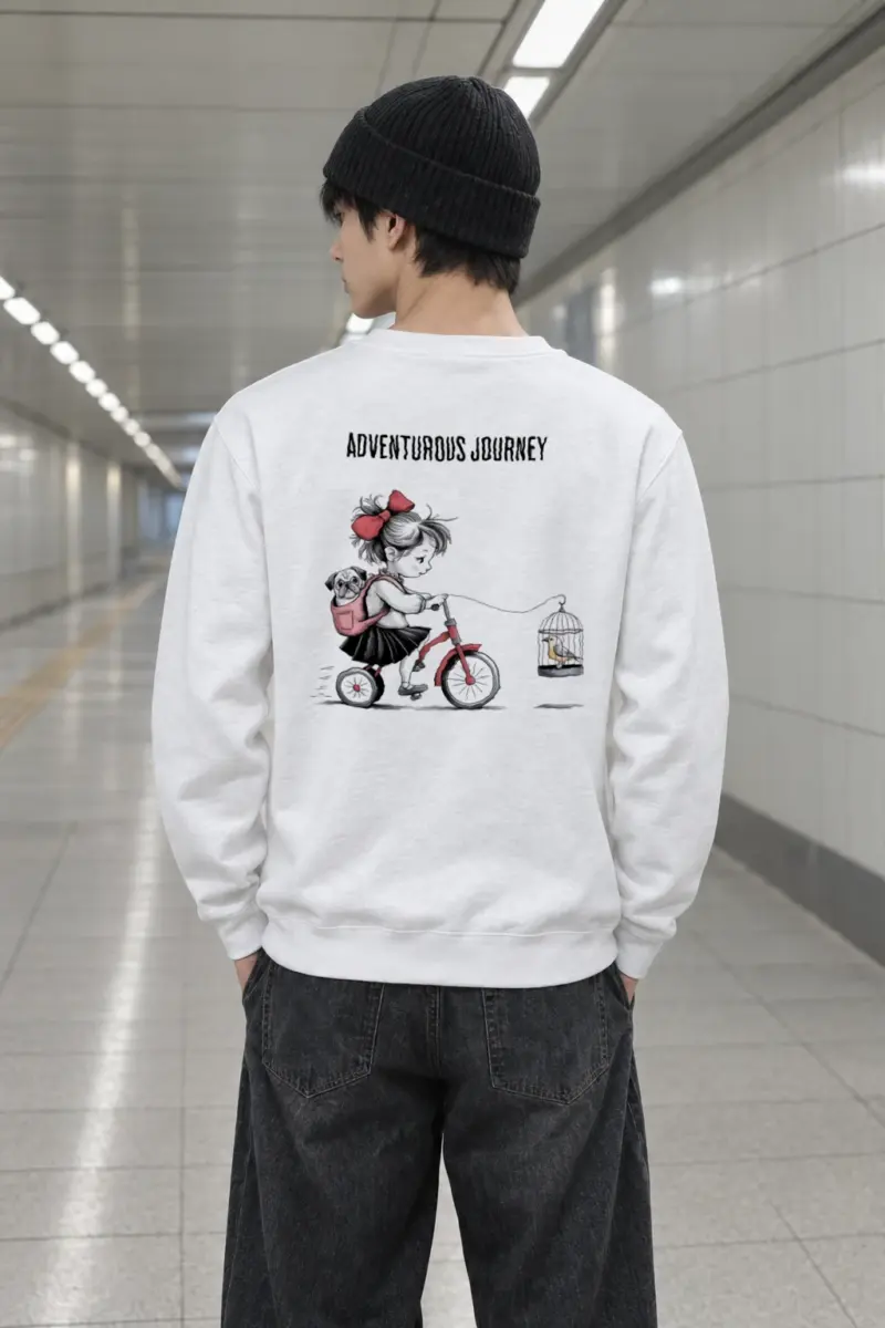 "Adventurous Journey" Heavy Blend Unisex Crewneck Sweatshirt