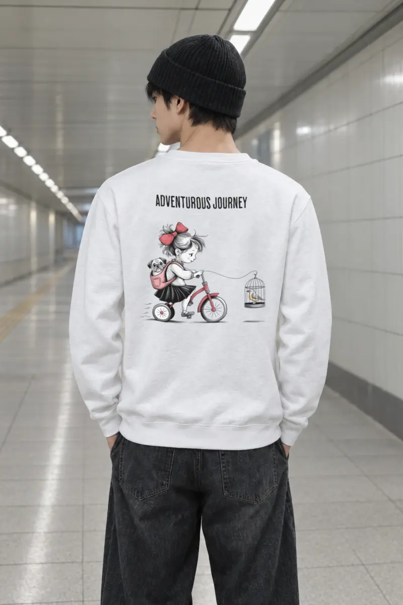 "Adventurous Journey" Heavy Blend Unisex Crewneck Sweatshirt
