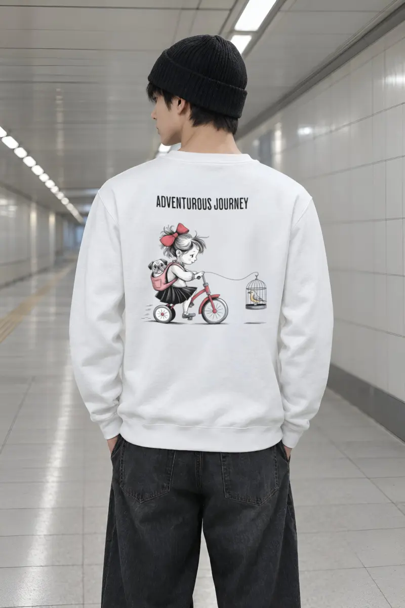 "Adventurous Journey" Heavy Blend Unisex Crewneck Sweatshirt