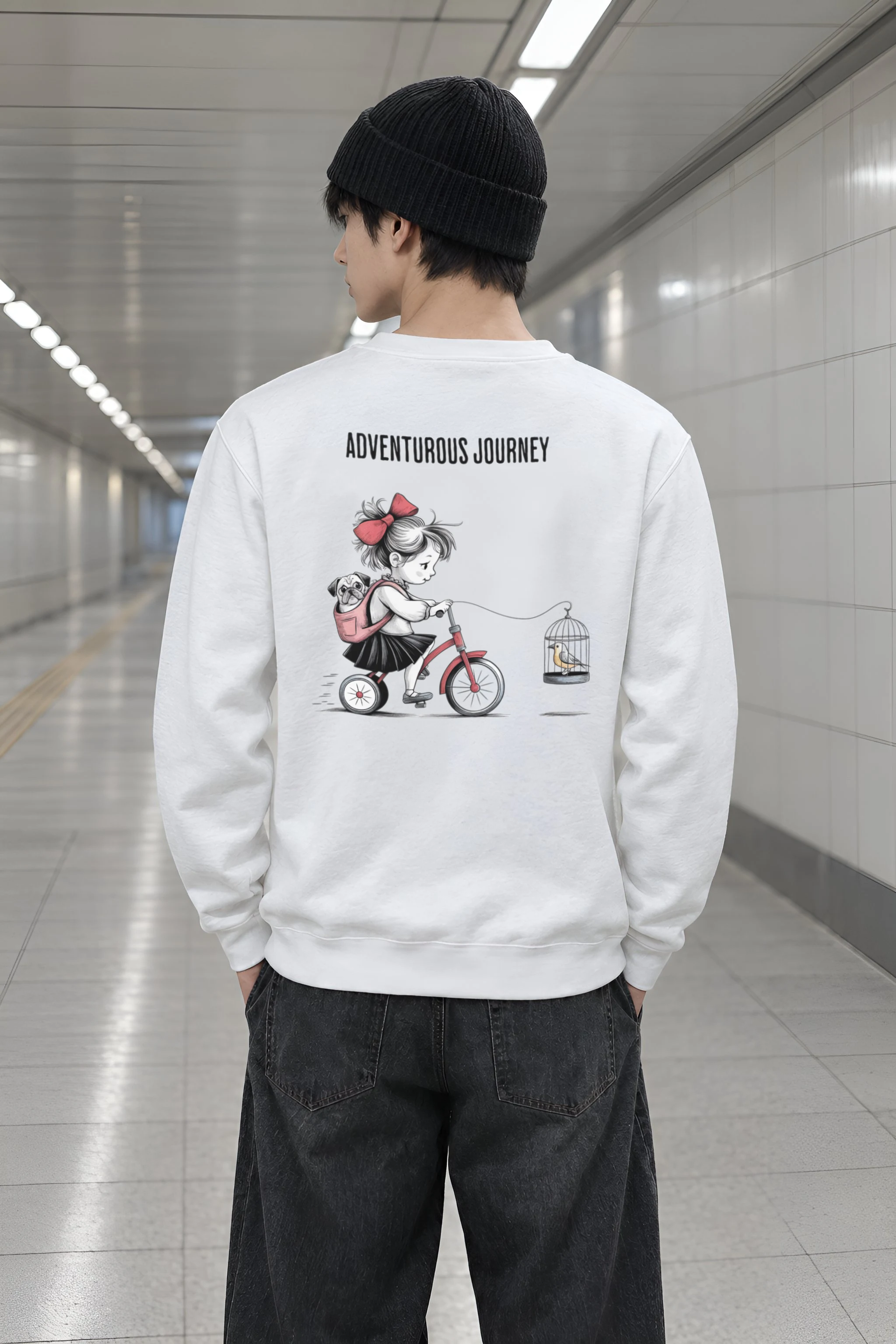 "Adventurous Journey" Heavy Blend Unisex Crewneck Sweatshirt