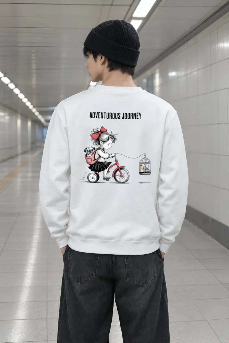 "Adventurous Journey" Heavy Blend Unisex Crewneck Sweatshirt