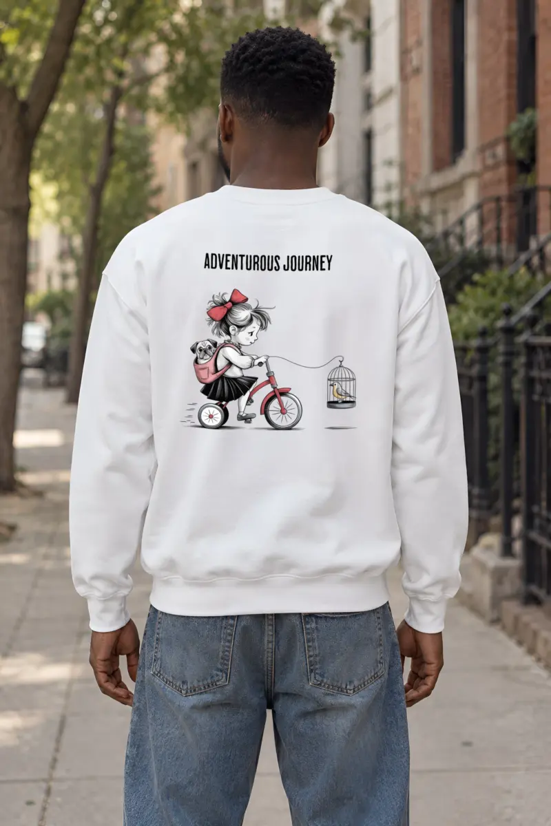 "Adventurous Journey" Heavy Blend Unisex Crewneck Sweatshirt