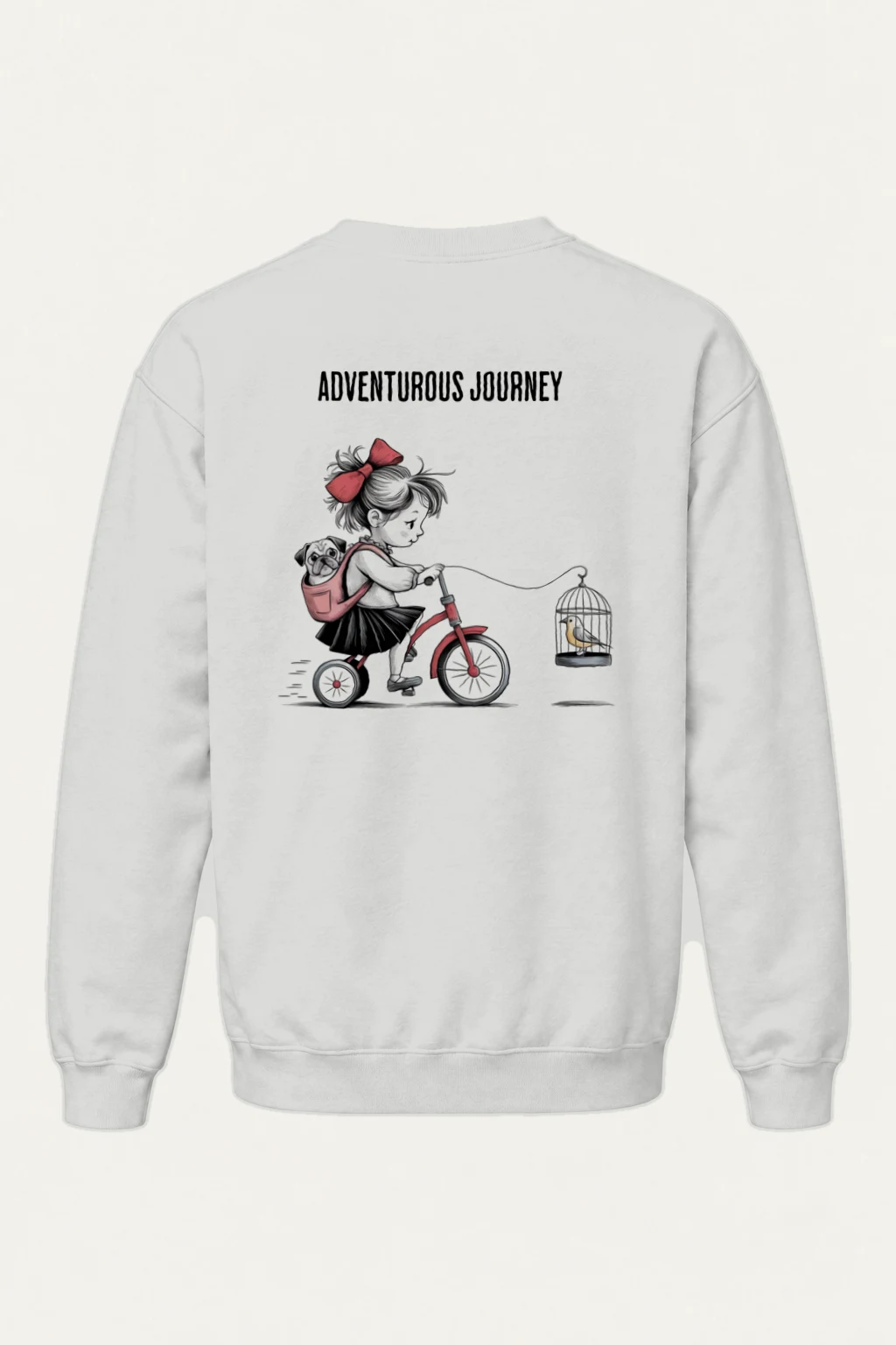 "Adventurous Journey" Heavy Blend Unisex Crewneck Sweatshirt | Gildan 18000