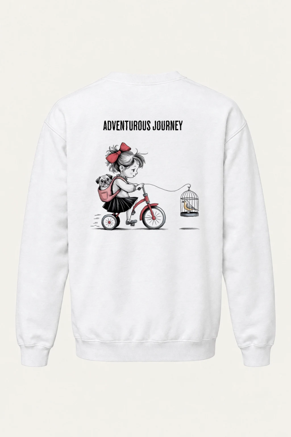 "Adventurous Journey" Heavy Blend Unisex Crewneck Sweatshirt | Gildan 18000