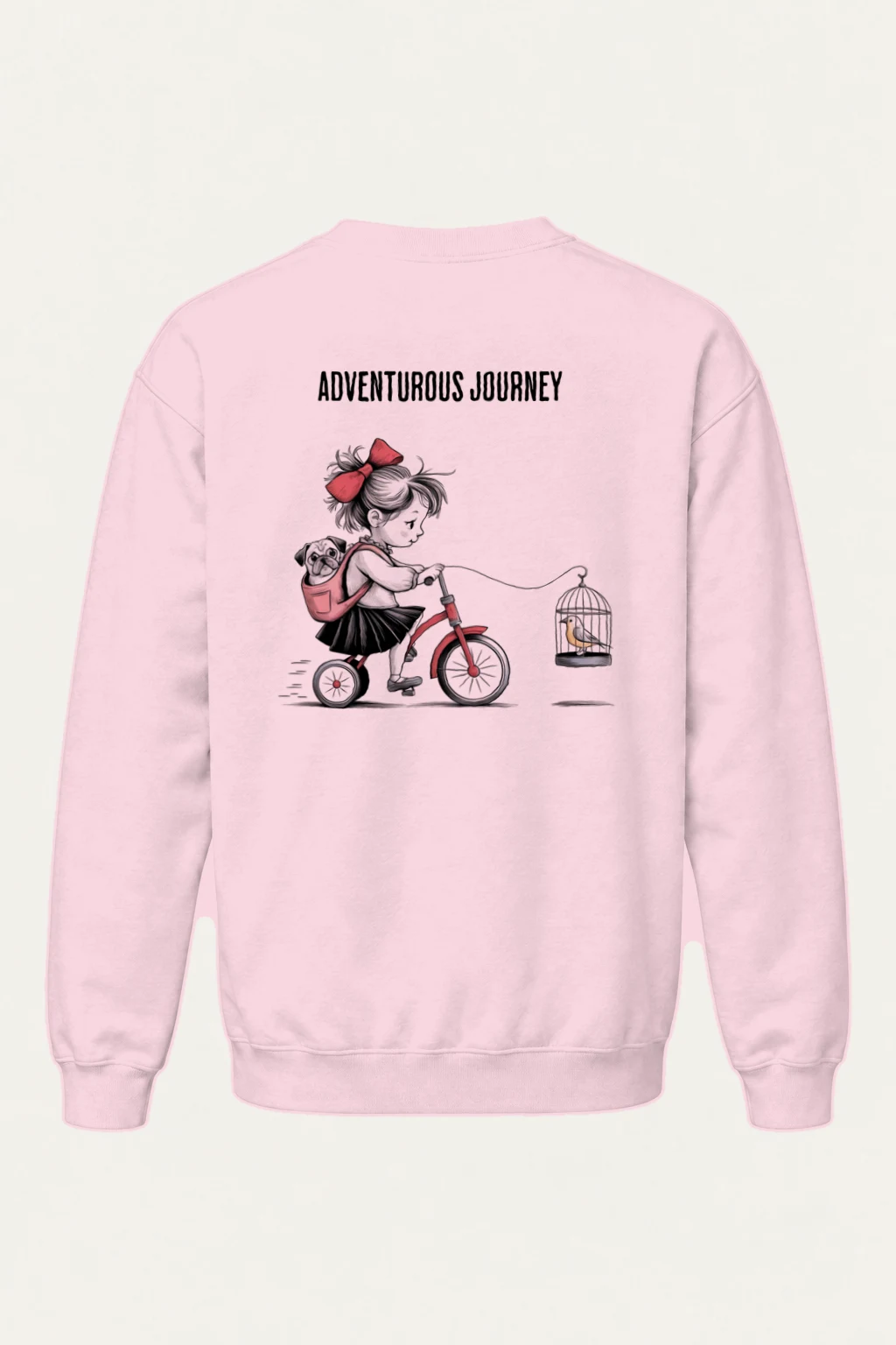 "Adventurous Journey" Heavy Blend Unisex Crewneck Sweatshirt | Gildan 18000