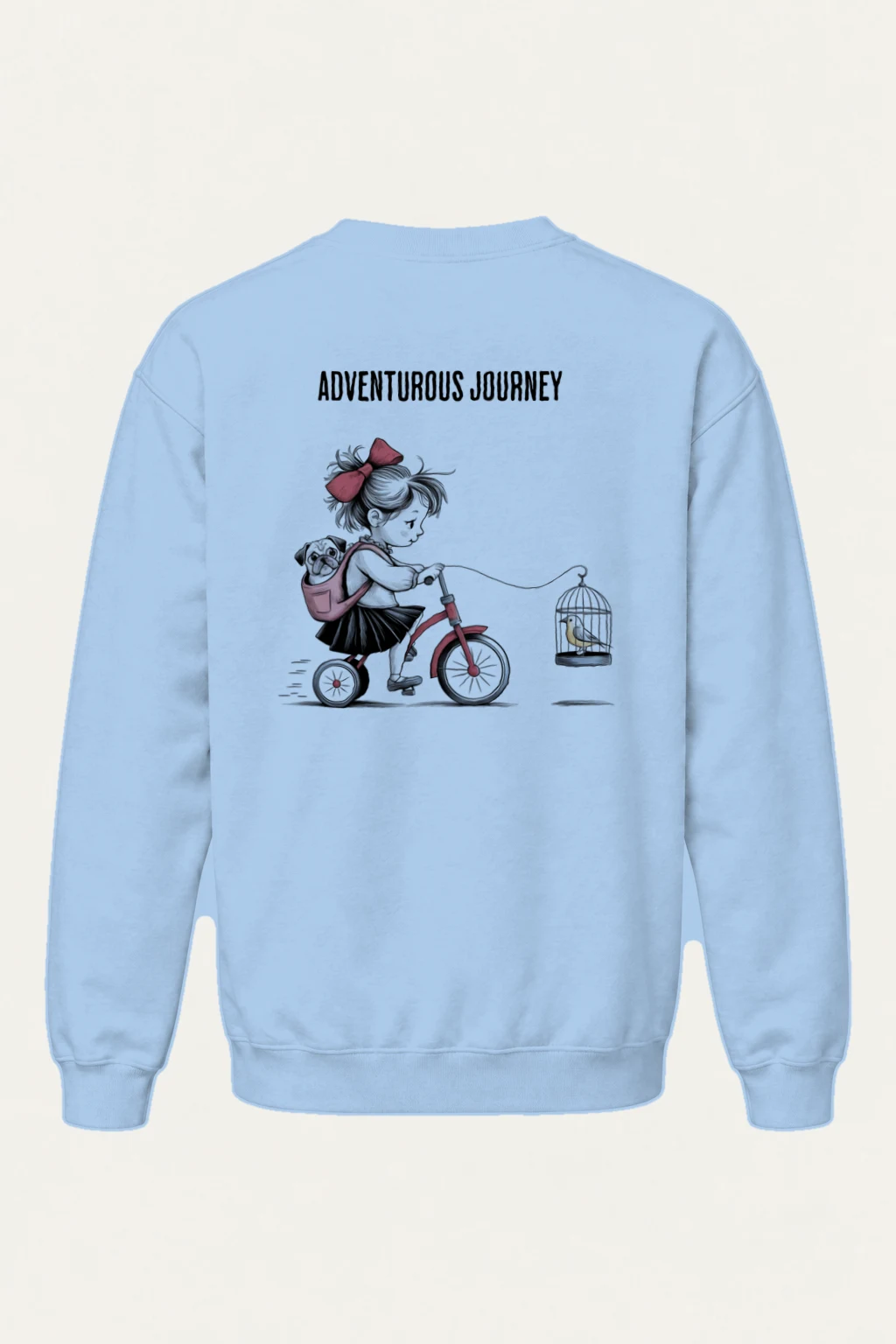 "Adventurous Journey" Heavy Blend Unisex Crewneck Sweatshirt | Gildan 18000