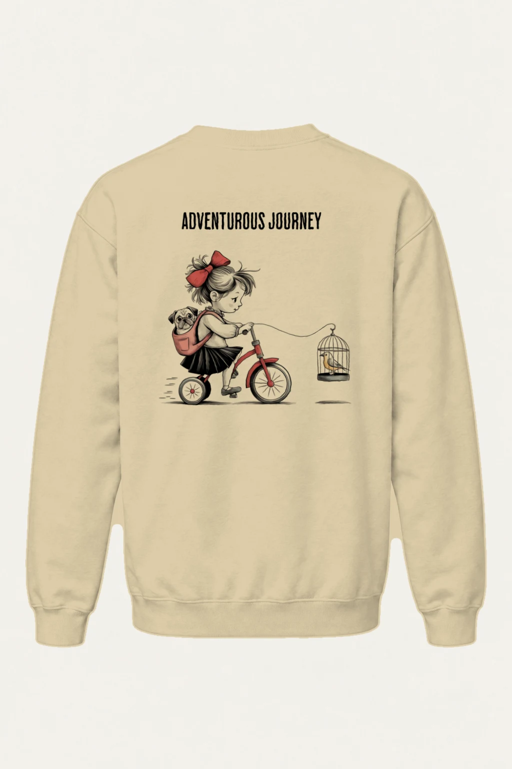 "Adventurous Journey" Heavy Blend Unisex Crewneck Sweatshirt | Gildan 18000