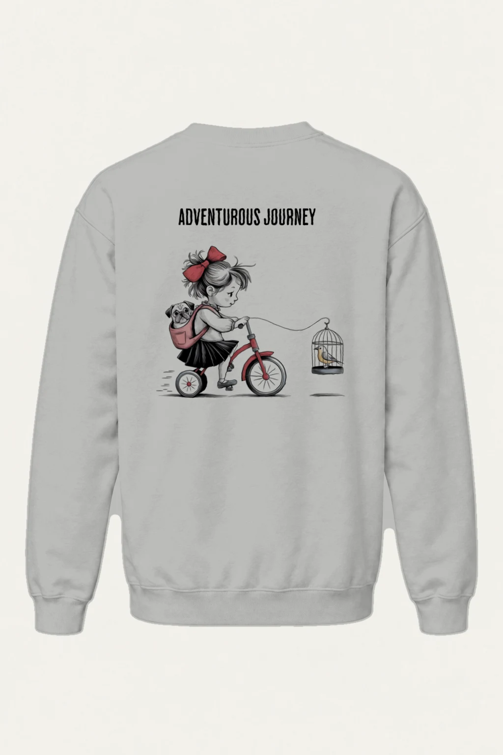 "Adventurous Journey" Heavy Blend Unisex Crewneck Sweatshirt | Gildan 18000