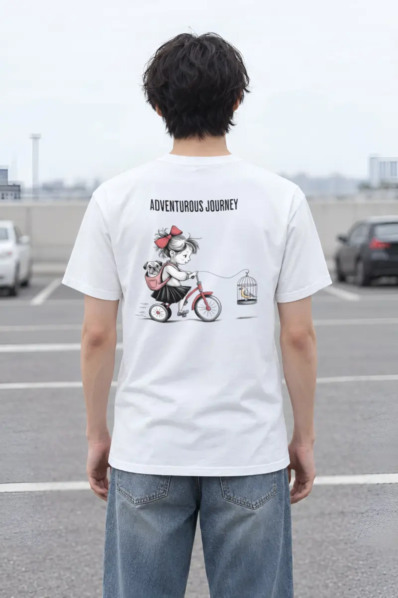 "Adventurous Journey" Heavyweight Unisex Crewneck T-shirt