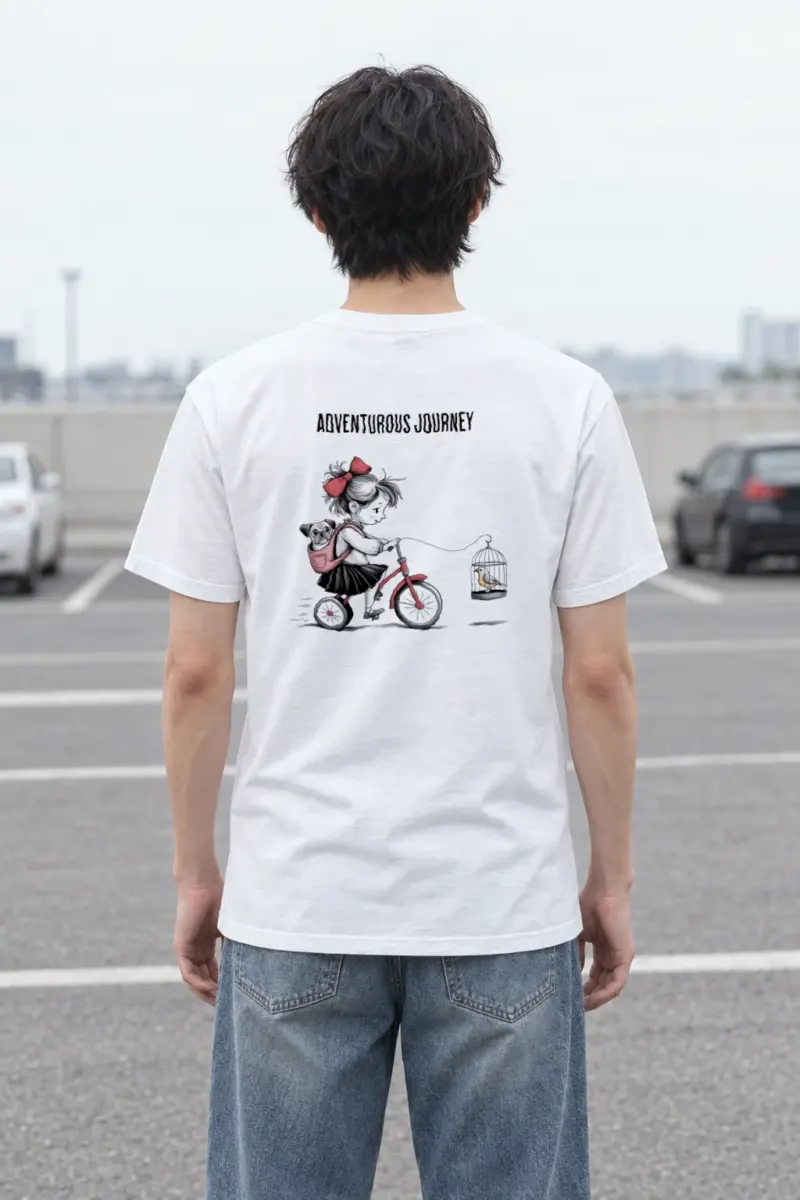 "Adventurous Journey" Heavyweight Unisex Crewneck T-shirt