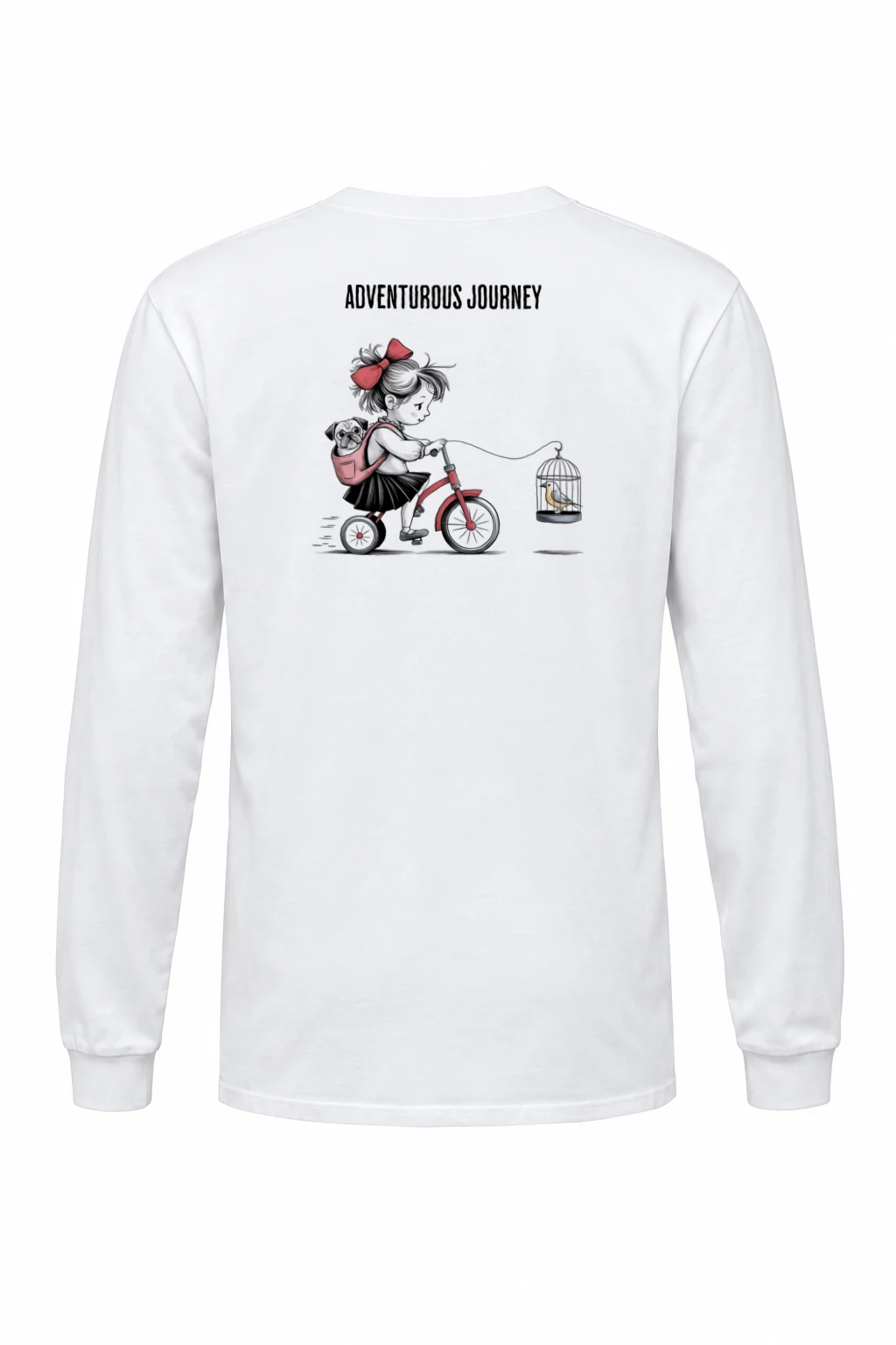 "Adventurous Journey" Unisex Longsleeve T-shirt | Gildan 2400