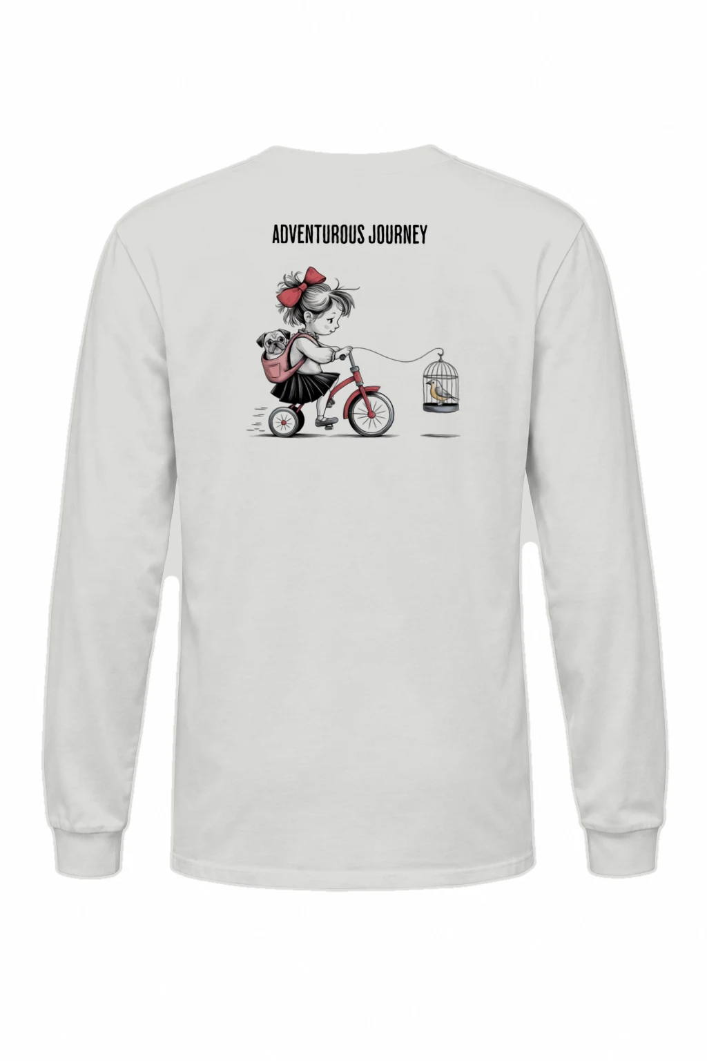 "Adventurous Journey" Unisex Longsleeve T-shirt | Gildan 2400