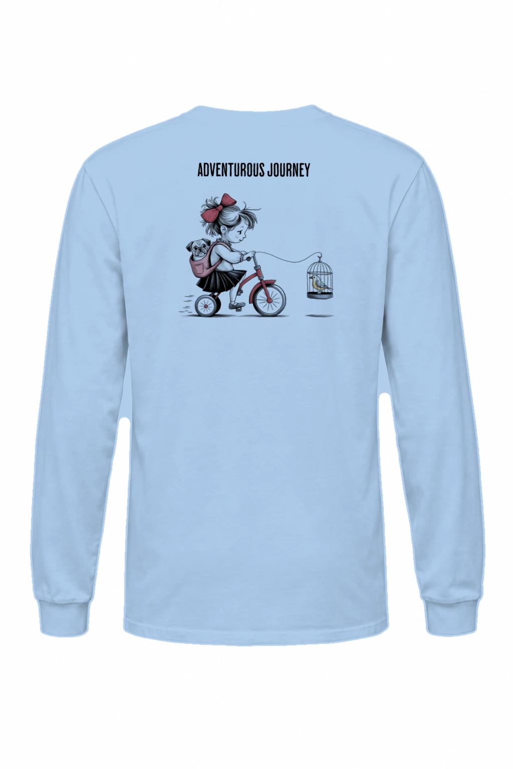 "Adventurous Journey" Unisex Longsleeve T-shirt | Gildan 2400