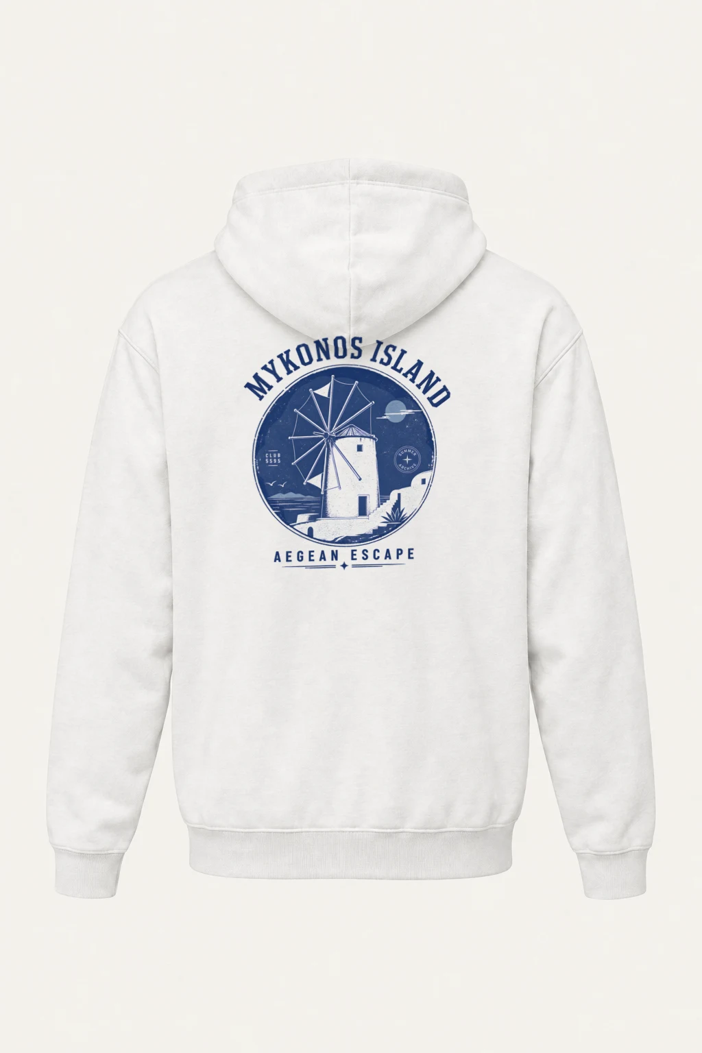 "Aegean Escape" Heavy Blend Unisex Pullover Hoodie | Gildan 18500