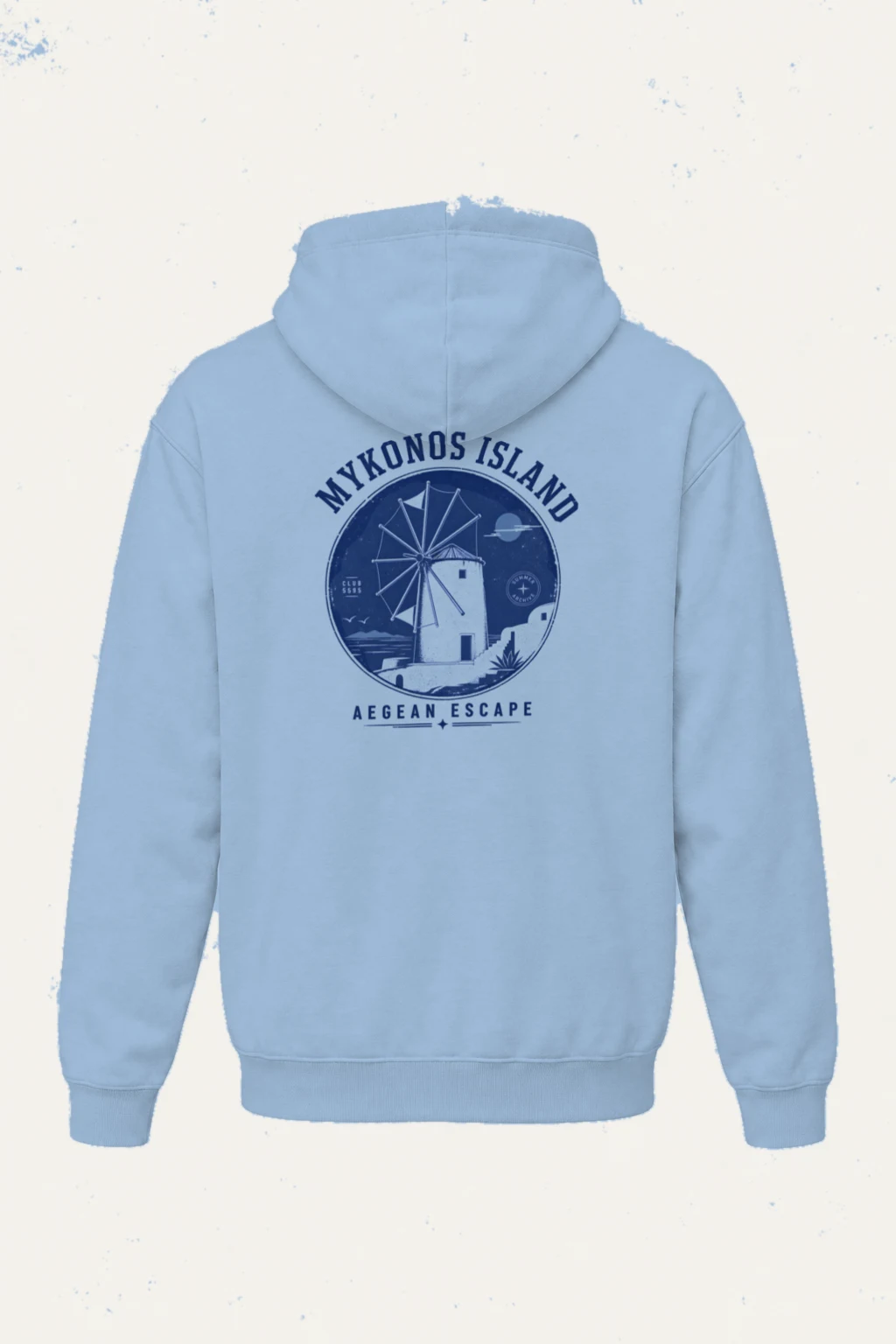 "Aegean Escape" Heavy Blend Unisex Pullover Hoodie | Gildan 18500