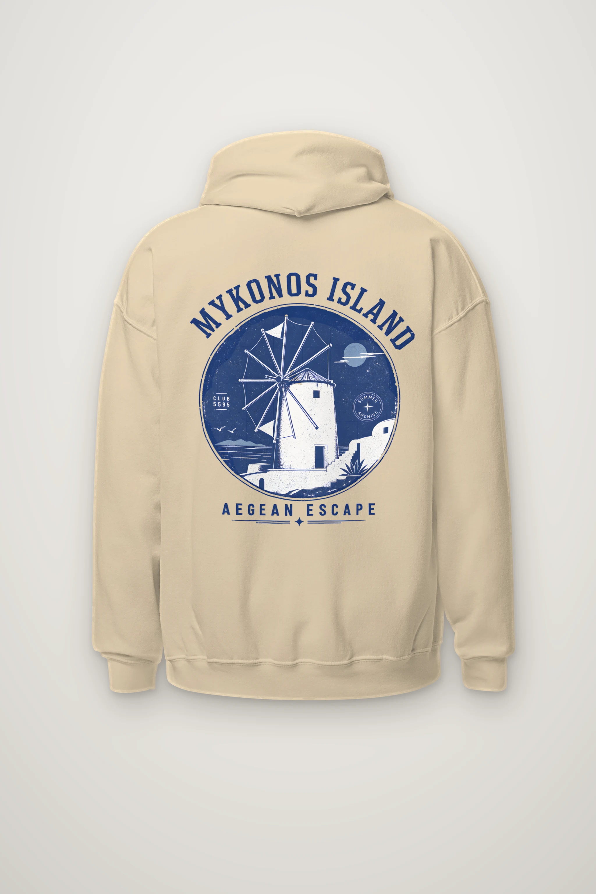 "Aegean Escape" Heavy Blend Unisex Pullover Hoodie