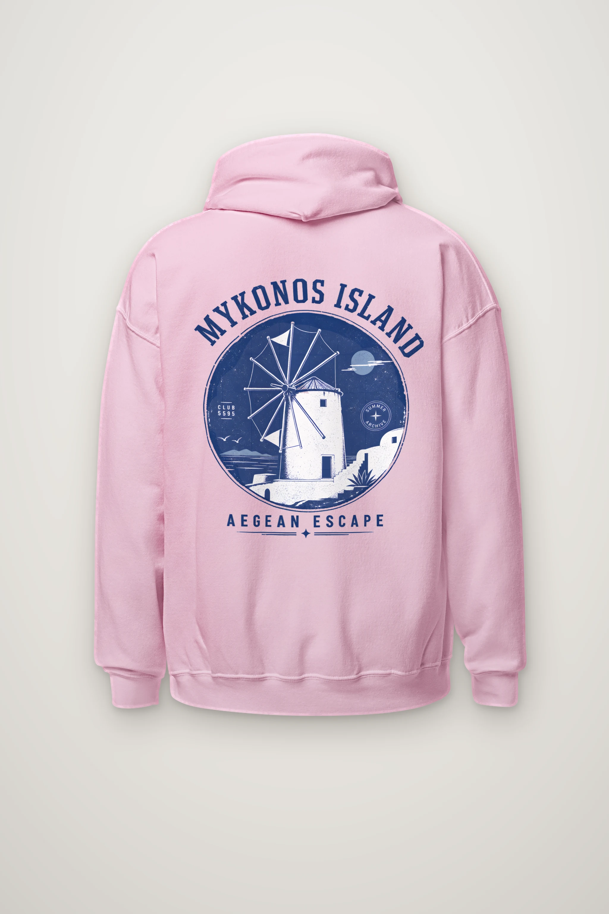 "Aegean Escape" Heavy Blend Unisex Pullover Hoodie