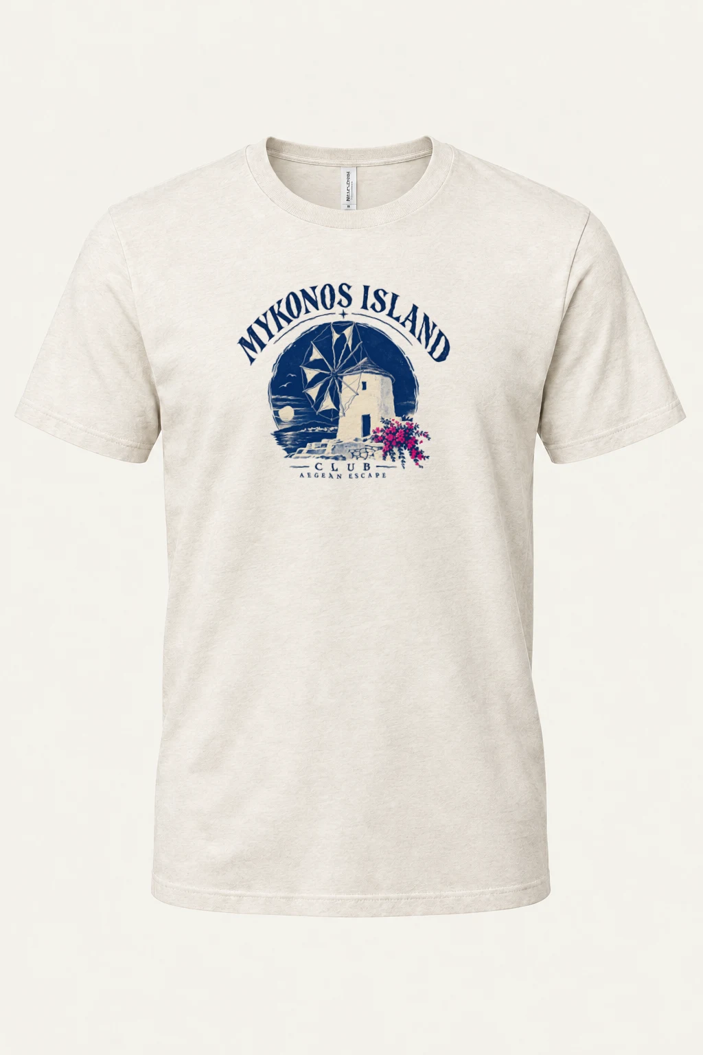 "Aegean Escape" Heavyweight Unisex Crewneck T-shirt | Gildan 5000