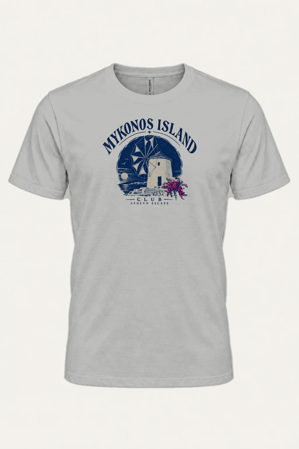 "Aegean Escape" Heavyweight Unisex Crewneck T-shirt | Gildan 5000