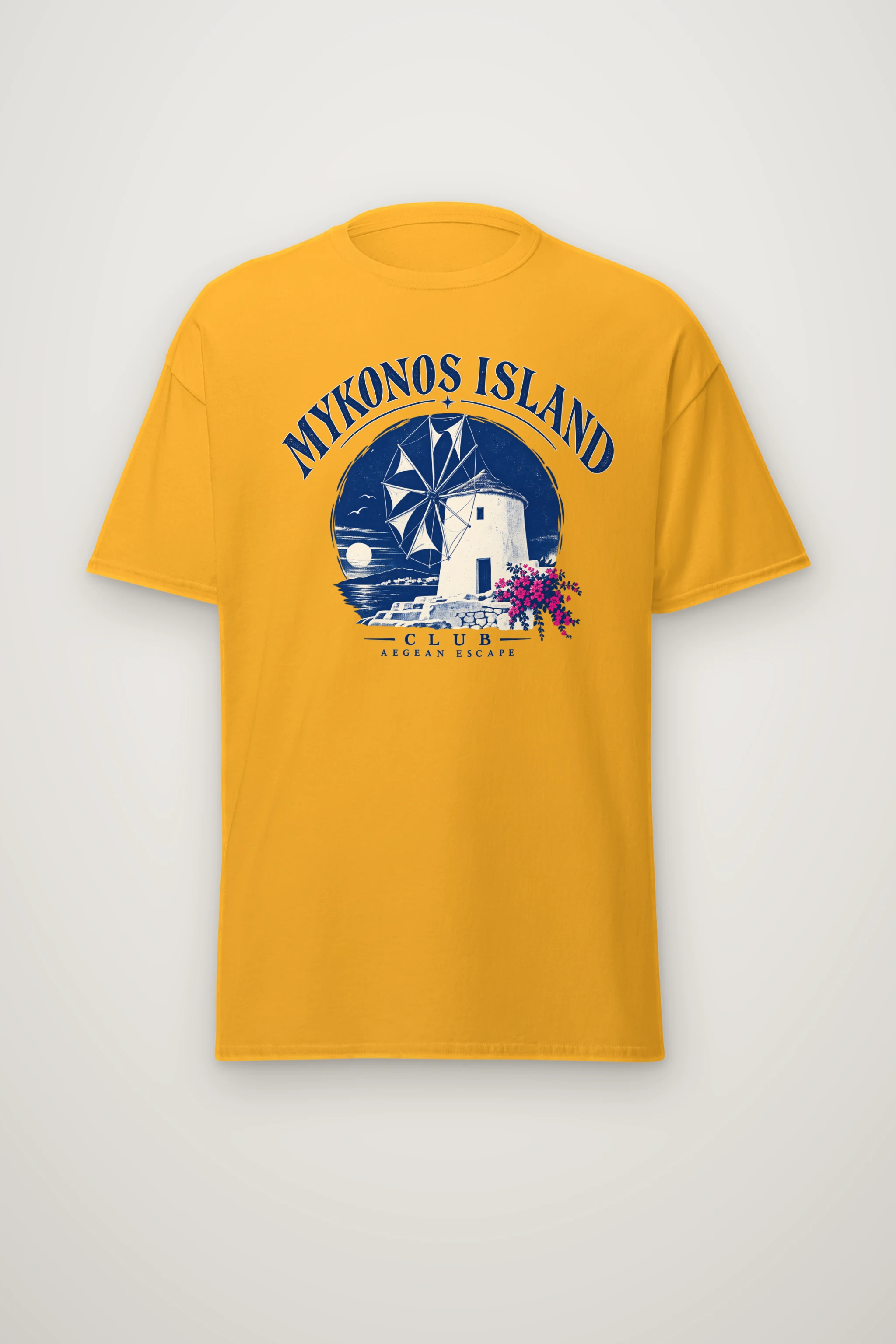 "Aegean Escape" Heavyweight Unisex Crewneck T-shirt
