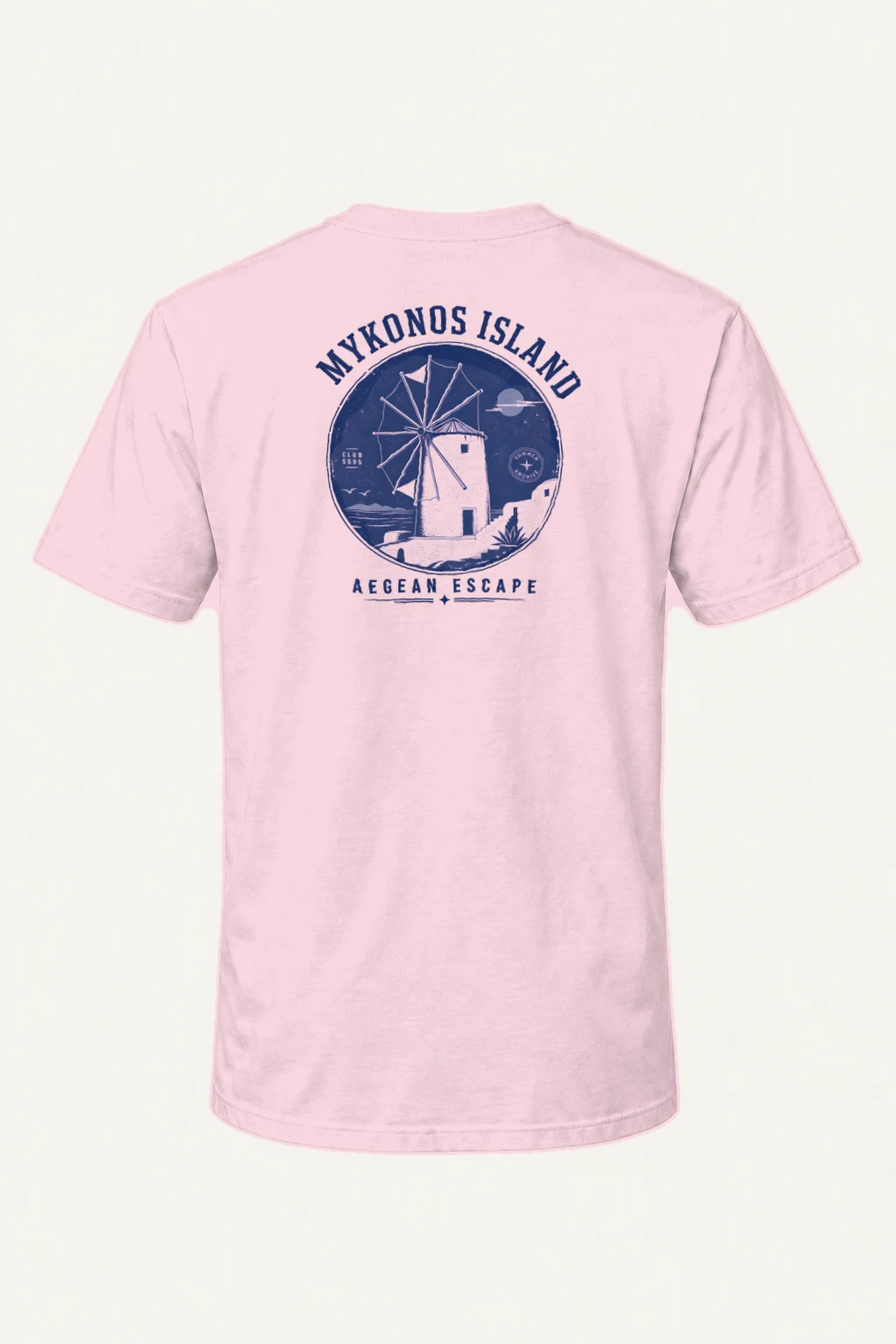 "Aegean Escape" Heavyweight Unisex Crewneck T-shirt | Gildan 5000