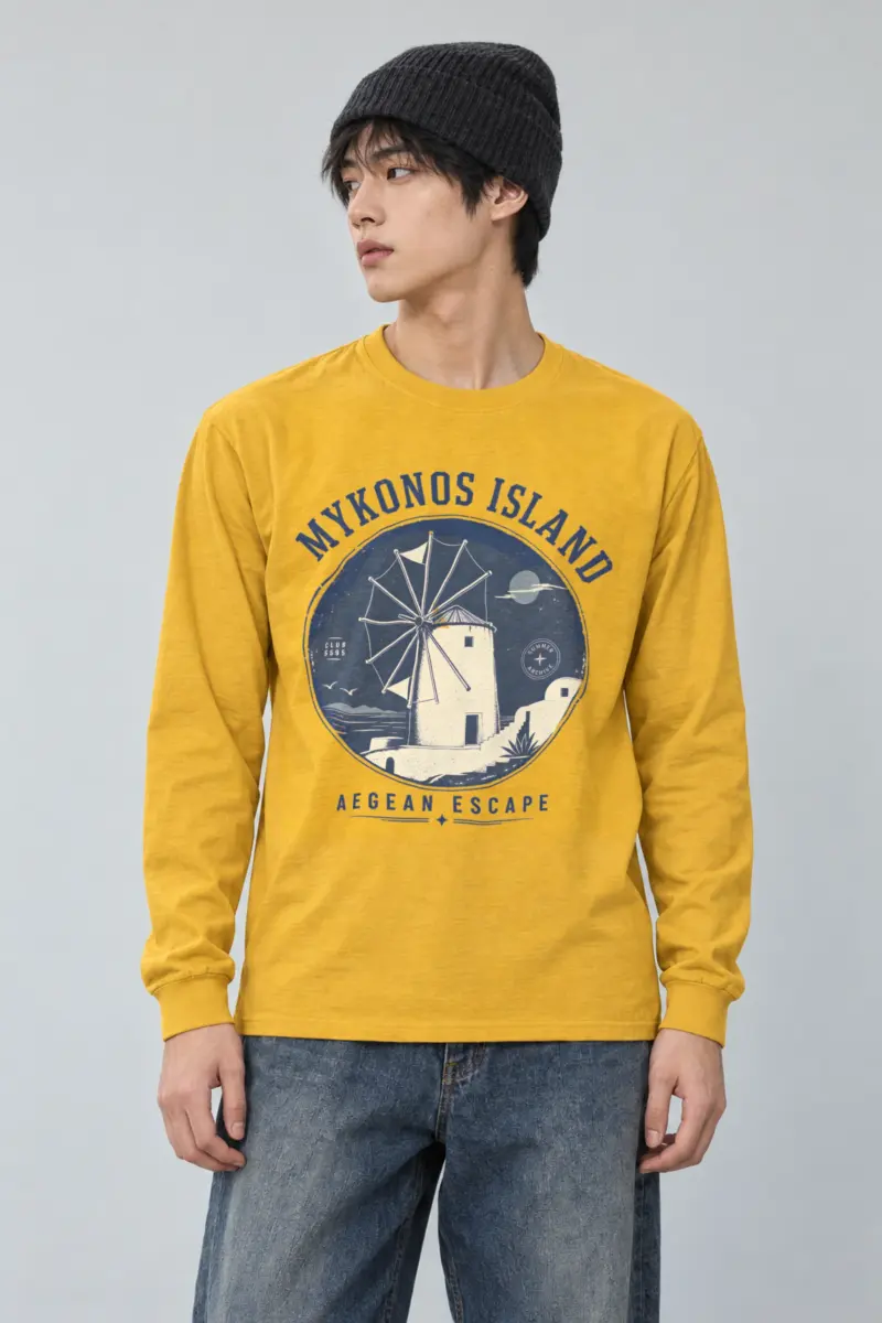 "Aegean Escape" Unisex Longsleeve T-shirt