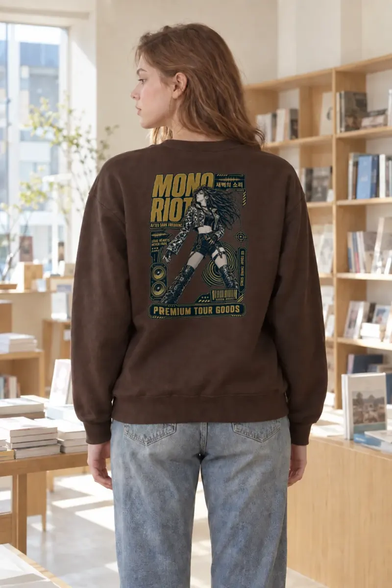 "After Dark Frequency" Heavy Blend Unisex Crewneck Sweatshirt | Gildan 18000