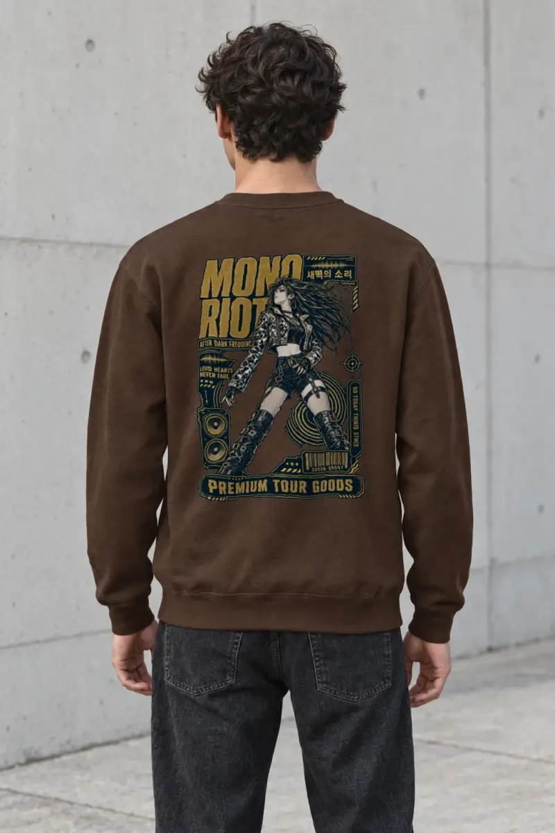 "After Dark Frequency" Heavy Blend Unisex Crewneck Sweatshirt | Gildan 18000