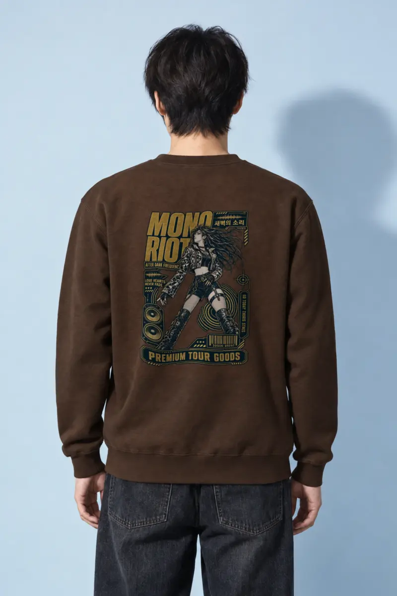 "After Dark Frequency" Heavy Blend Unisex Crewneck Sweatshirt