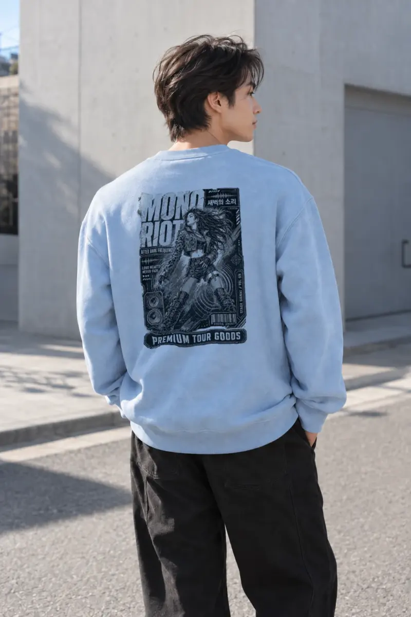 "After Dark Frequency" Heavy Blend Unisex Crewneck Sweatshirt | Gildan 18000